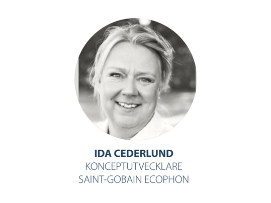 Ida Cederland Konceptutvecklare Saint-Gobain Ecophon